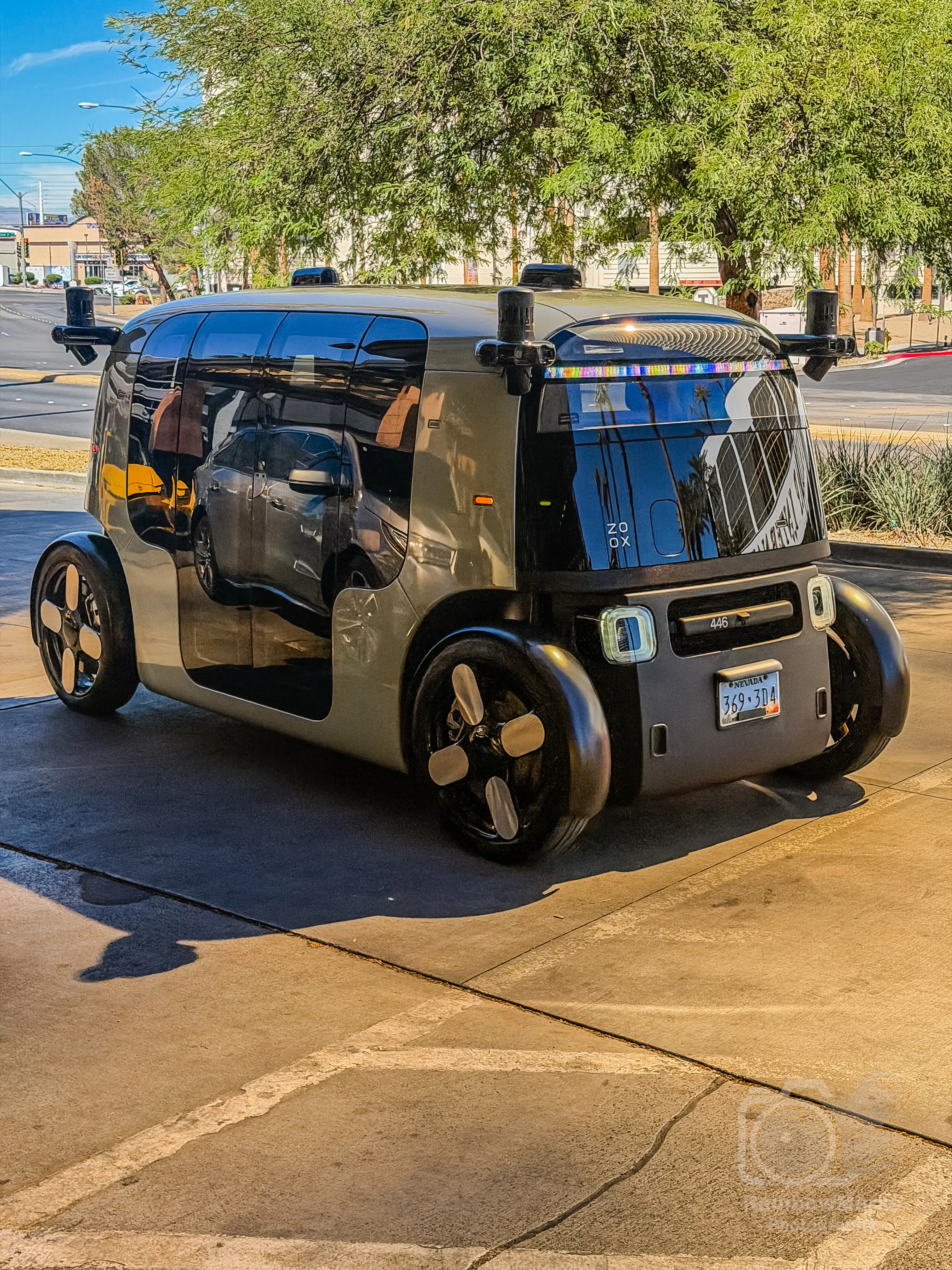 Our Zoox robotaxi