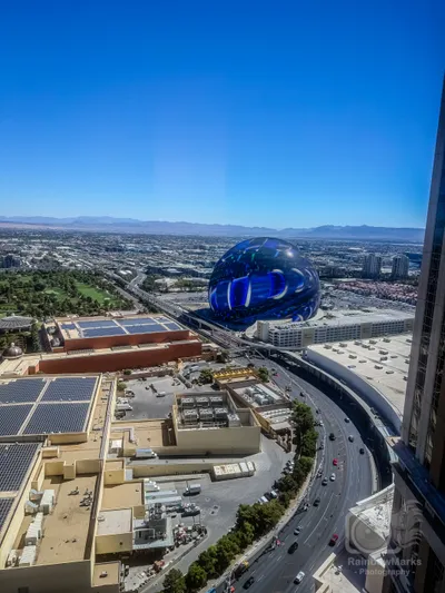The Sphere Las Vegas from The Palazzo