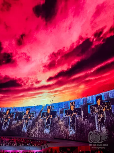 The Master of Puppets crosses under a blood red sky
